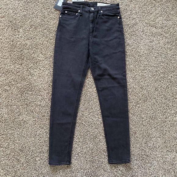 rag & bone Denim - Rag & Bone Nina High-Rise Skinny Ankle Jeans - Size 28